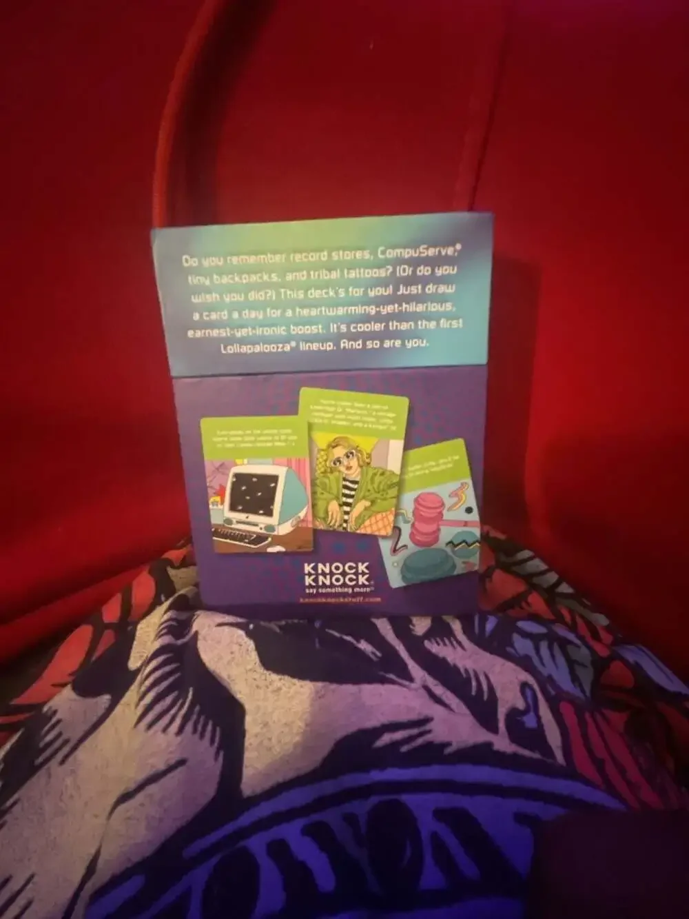Knock Knock Extremely '90s Affirmations Card Deck